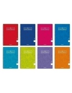 BLOC PAPYRUS t.EXTRA Fº 80h MM COL.SURT. - Pack de 5 unidades